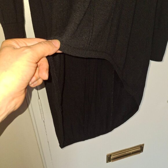 Marciano Flowy Tunic with Asymmetric Hem, Viscose and Wool Blend, Size S - Picture 4 of 10